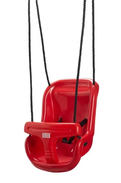 Keinu korkealla selkänojalla - Punainen