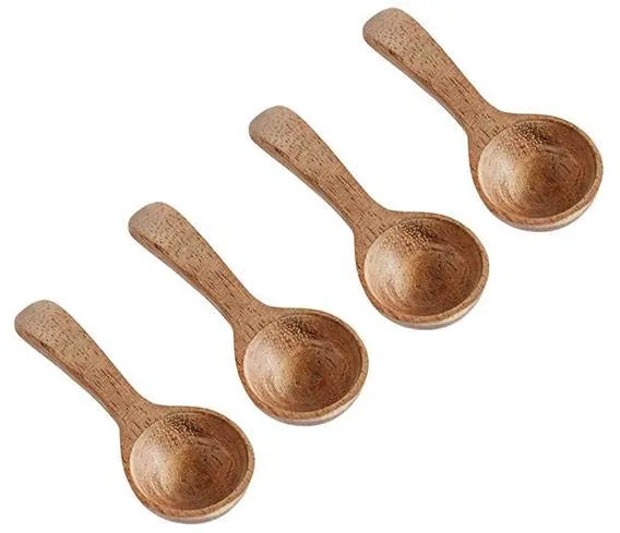 Muubs suolalusikka 4 kpl, luonnollinen - tiikki